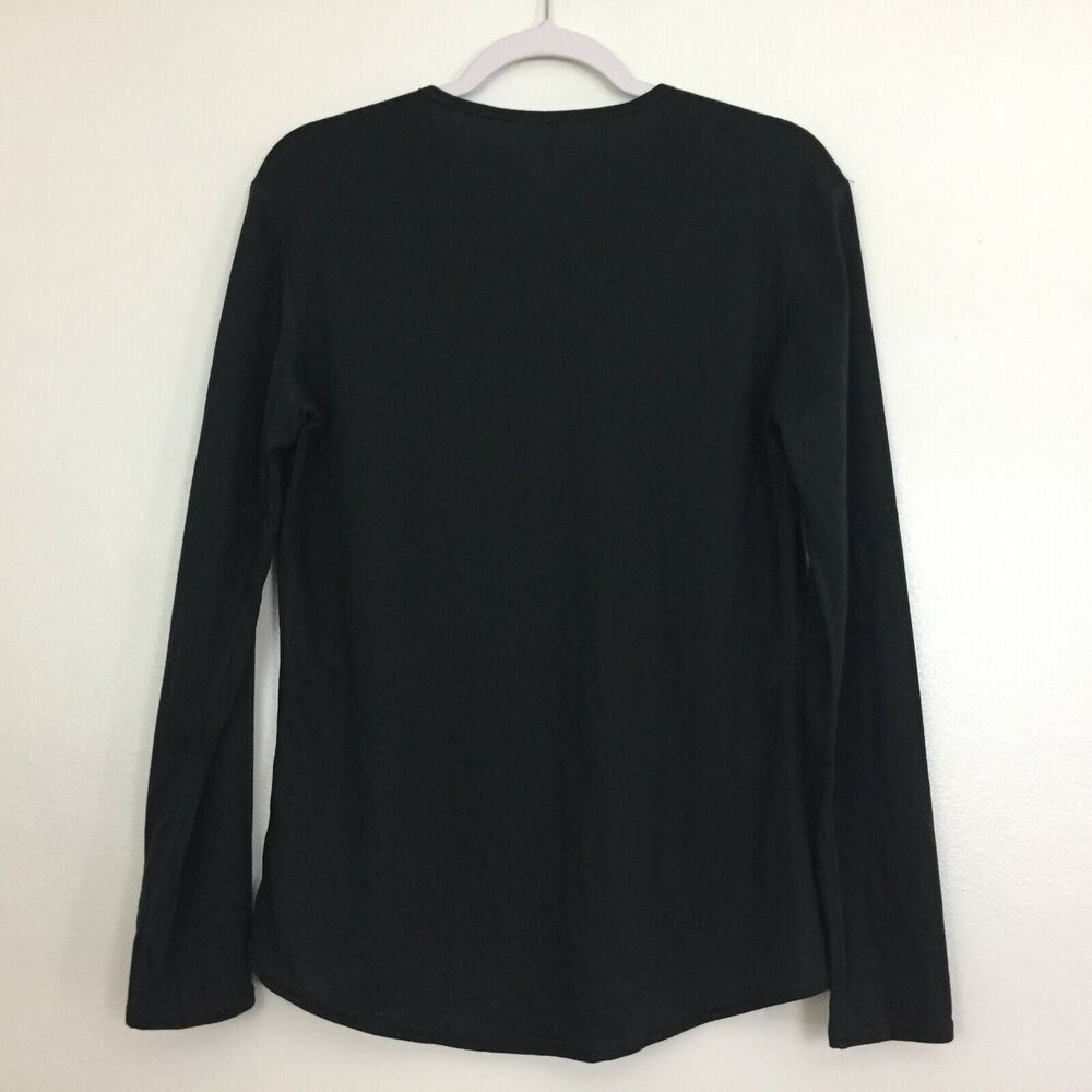 D) Chil-Gard Base Layer Black Women's Top Size Large Thermal Black Lot of 2 USA - Picture 6 of 6